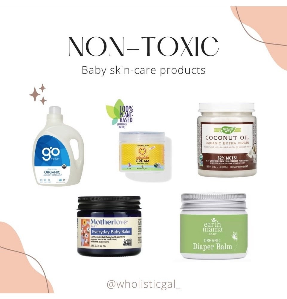 Did you know that what you put in and on your body is in pregnancy and postpartum is extremely important? I know it may seem very ‘new age ish’ all this talk around organic foods, toxic-free, natural living, etc, but it was how our ancestors lived, regardless of your background, ethnicity, or race. Creating and feeding (breastfeeding) a baby is hard work and what we moms consume whether topically or internally is IMPORTANT! Literally can’t stress it enough

It’s for the same reason why when pregnant/breastfeeding, so many things are off-limit or reduced that would be fine prior. Toxins and harmful chemicals can cross into the placenta and the baby’s bloodstream. Studies have even shown that some newborn babies are positive for so many different kinds of chemicals, and toxins in their blood, that were def passed on during pregnancy. 

This is not to scare or judge, but just the reality and I’m just trying to spread awareness. Whether you’re a mom, planning to be a mom or know someone that’s a mom, this can be beneficial for you.

As a nutritionist, I can’t help but read labels, like y’all I read the labels of everything! And I encourage you to do the same. If you can’t pronounce it, if it’s not naturally made or derived, not a natural ingredient, then it’s probably not good. 

Everything from diapers, lotions, creams, shampoos, food, toothpaste, face wash, sanitary pads, dish soap, laundry soap etc etc. This is a huge rabbit hole, but let’s start small. I’ll share some of my favorite non-toxic brands for babies, and this will be an ongoing post. There are so many categories to dive into, but let’s start here. It’s not a race y’all, start small with what you have and what you know. Clean, simple, natural living isn’t complicated and doesn’t have to be.

NB: If it’s not safe to use while pregnant/breastfeeding, it’s probably still not safe to use afterward. If it’s not good for your baby’s health, why should it be good for yours?

#LTKFamily #LTKBaby