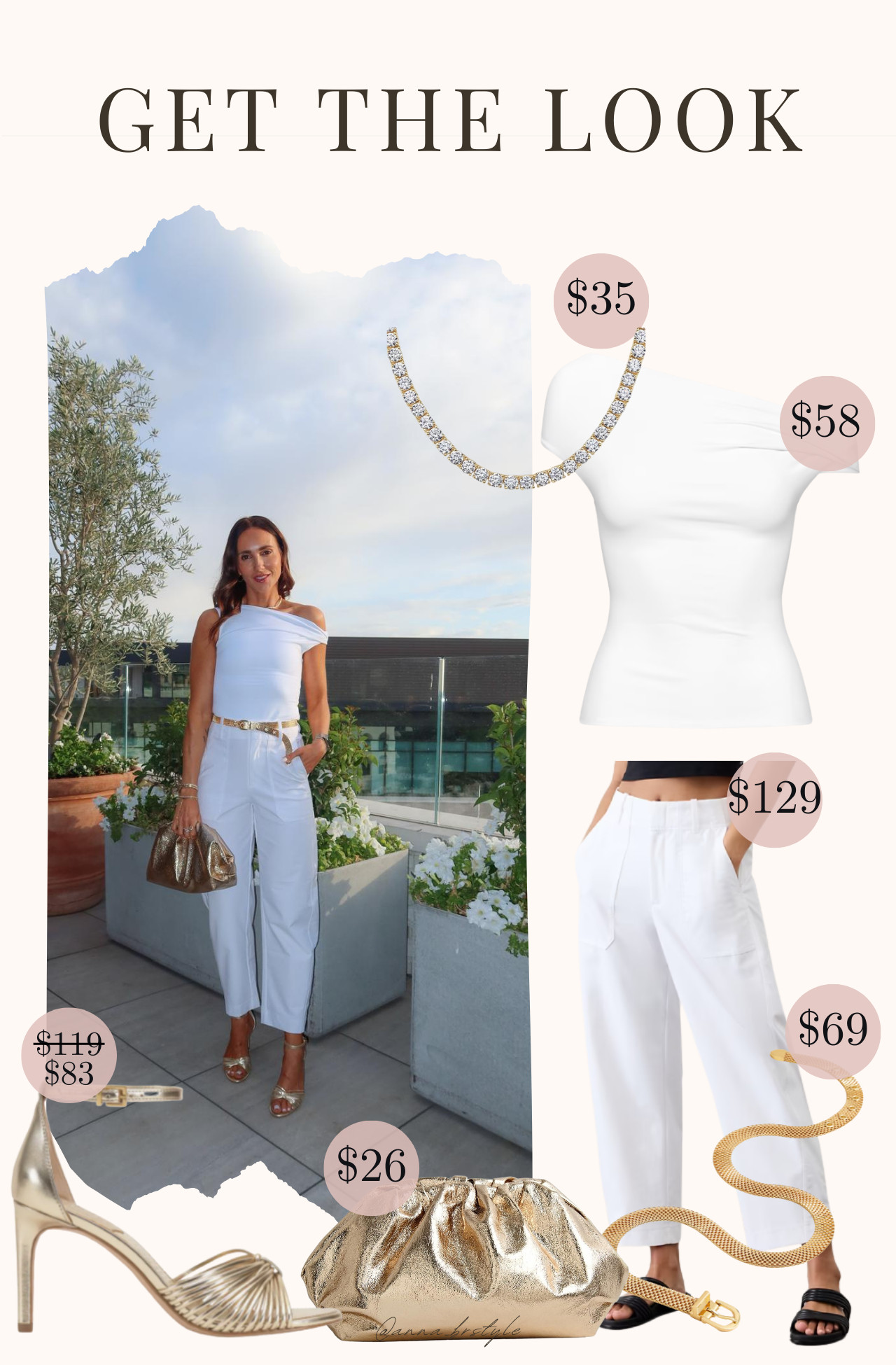 Get the look, gold belt, evening look, barrel pants, white pants, girls night out, dinner outfit, asymmetrical top, gold heels, all white look 

 

#LTKFindsUnder50 #LTKFindsUnder100