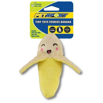 Petsport Tiny Tots Foodies Banana Plush Dog Toy | Target