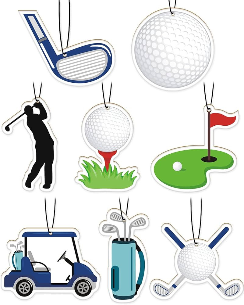 Golf Car Air Fresheners Hanging Accessories Slice Scented perfume air freshener Interior Room Dec... | Amazon (US)