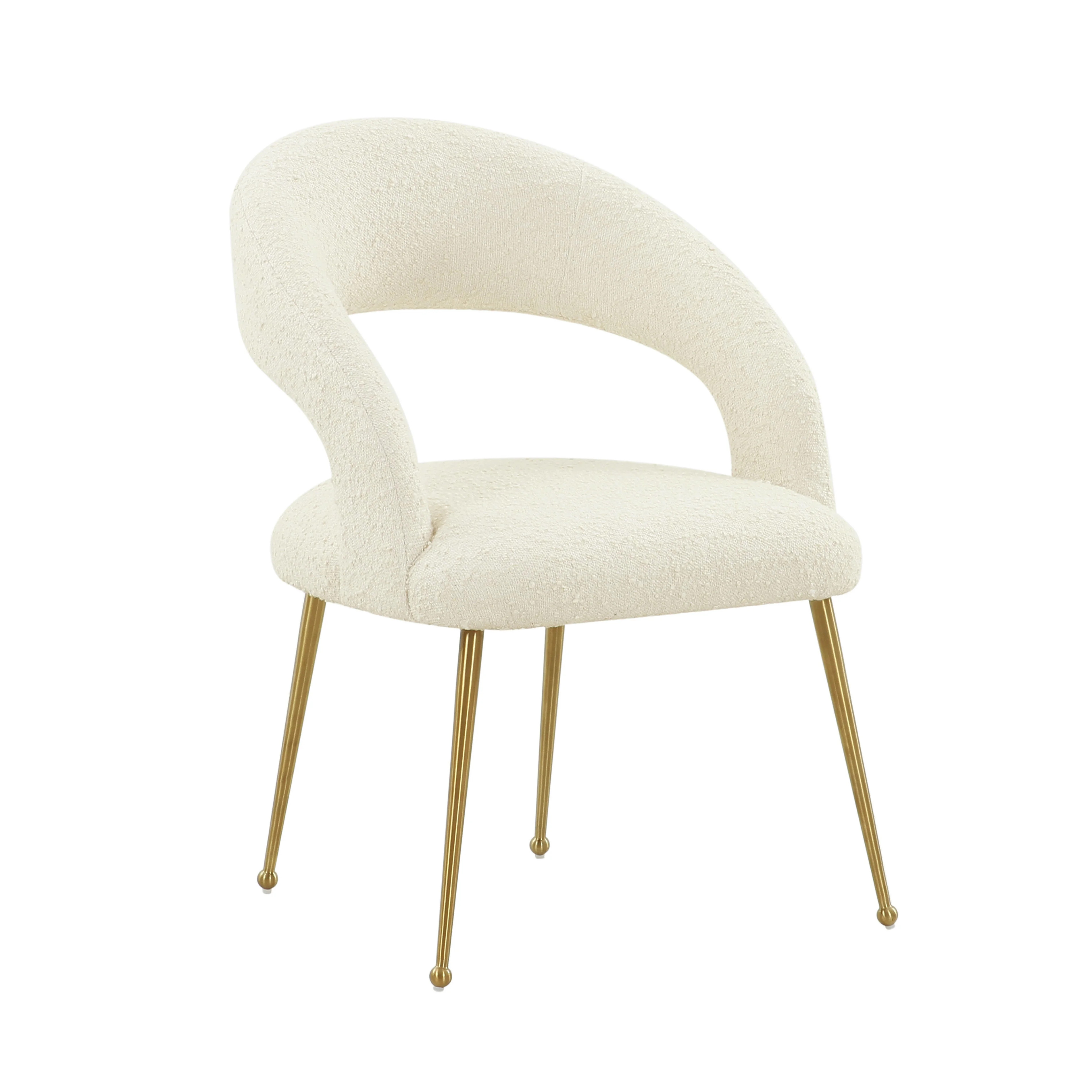 Rocco Cream Boucle Dining Chair | Walmart (US)