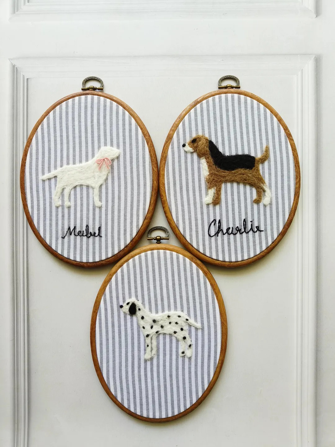 Personalized Needle Felted Dog Embroidery Hoop Art: Custom Pet Portrait - Etsy | Etsy (US)