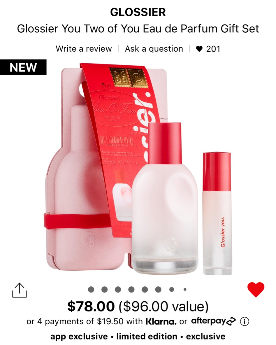 NEW Glossier You Holiday set arrived in the Sephora App today!! 

#LTKSeasonal #LTKbeauty #LTKGiftGuide