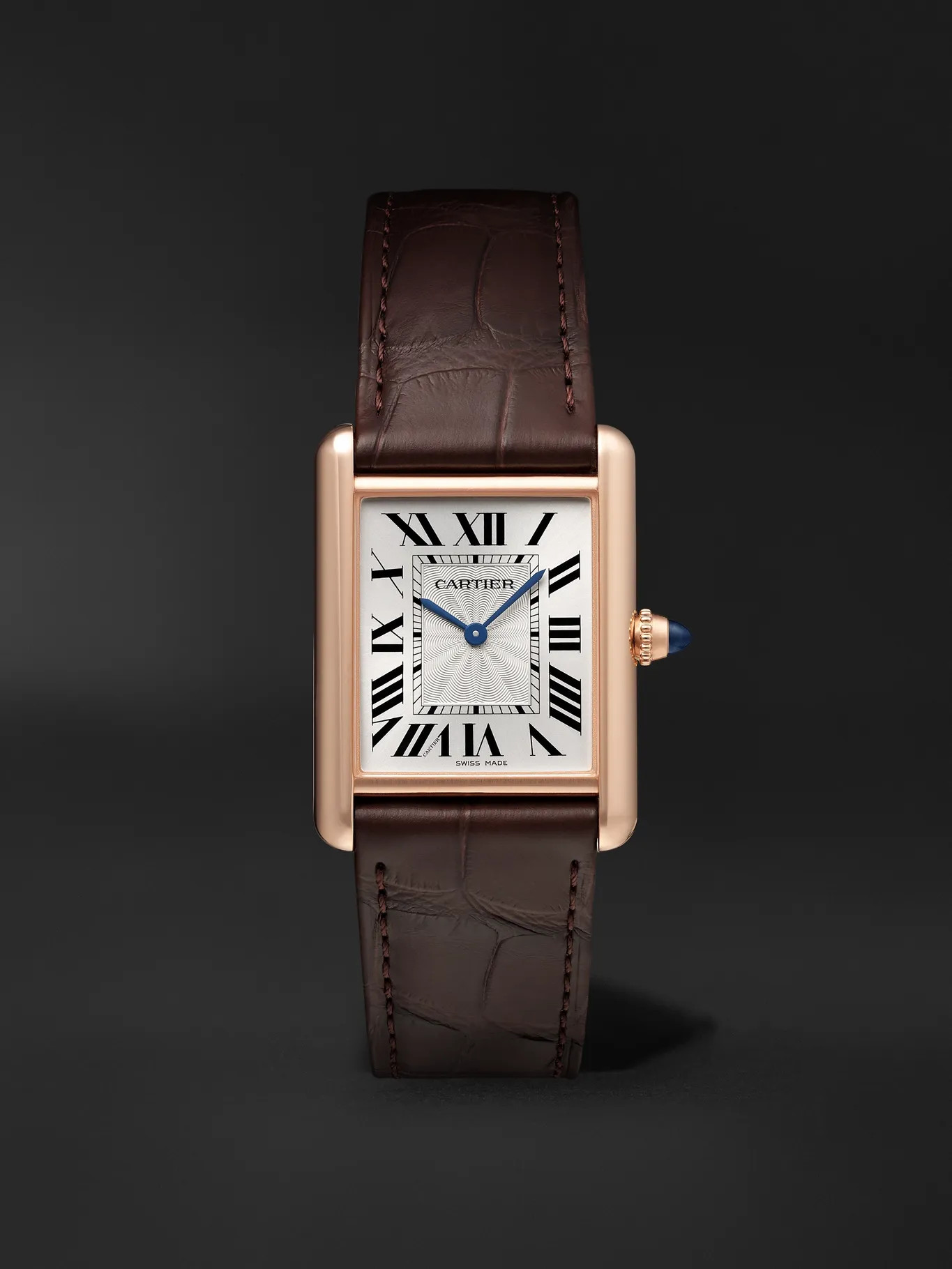 Tank Louis Cartier 33.7mm 18-Karat Gold and Alligator Watch, Ref. No. CRWGTA0011 | Mr Porter (US & CA)