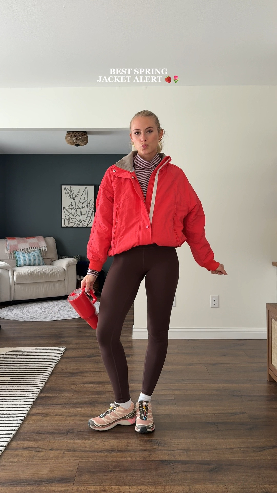 The cutest jacket for Spring- size smalls in all 🍓🌷🤎

#LTKootd #LTKSeasonal #LTKActive