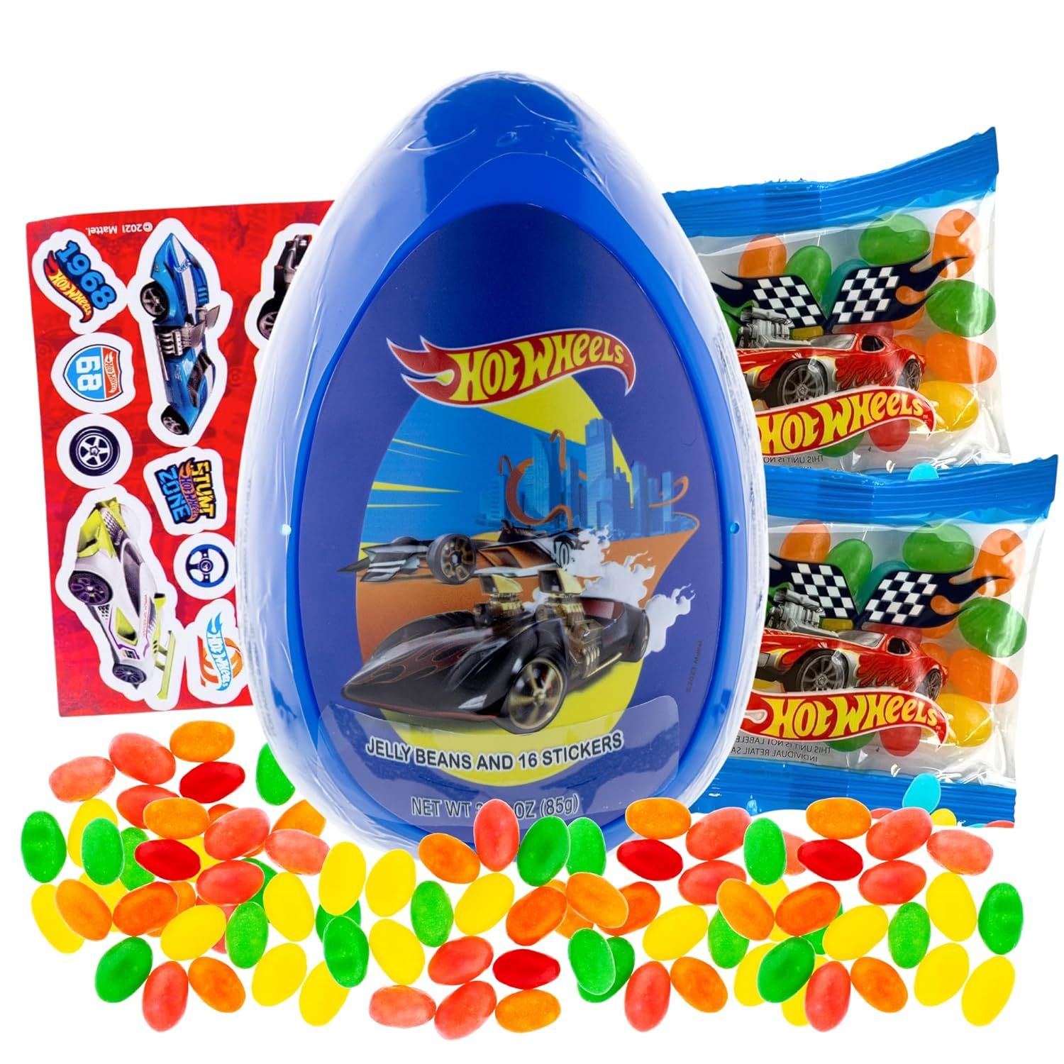 Hot Wheels Cars Surprise Egg Gifts for Boys, Pre-Filled Plastic Jumbo Prize with Individually Wra... | Amazon (US)