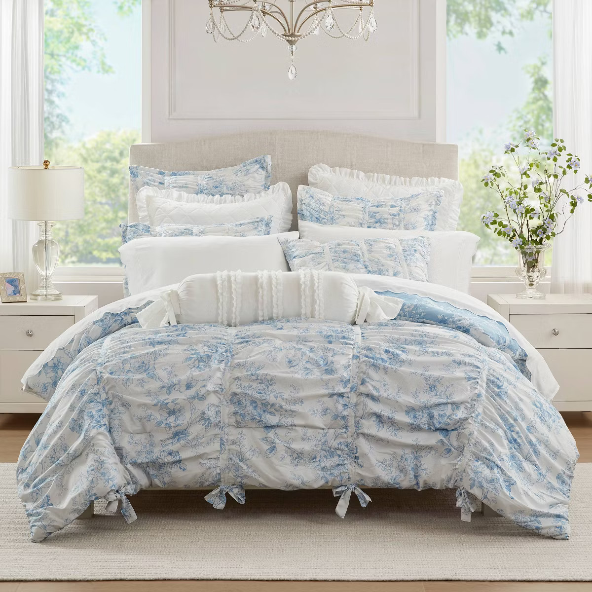 Armoire Collection Toile Floral Comforter | Target
