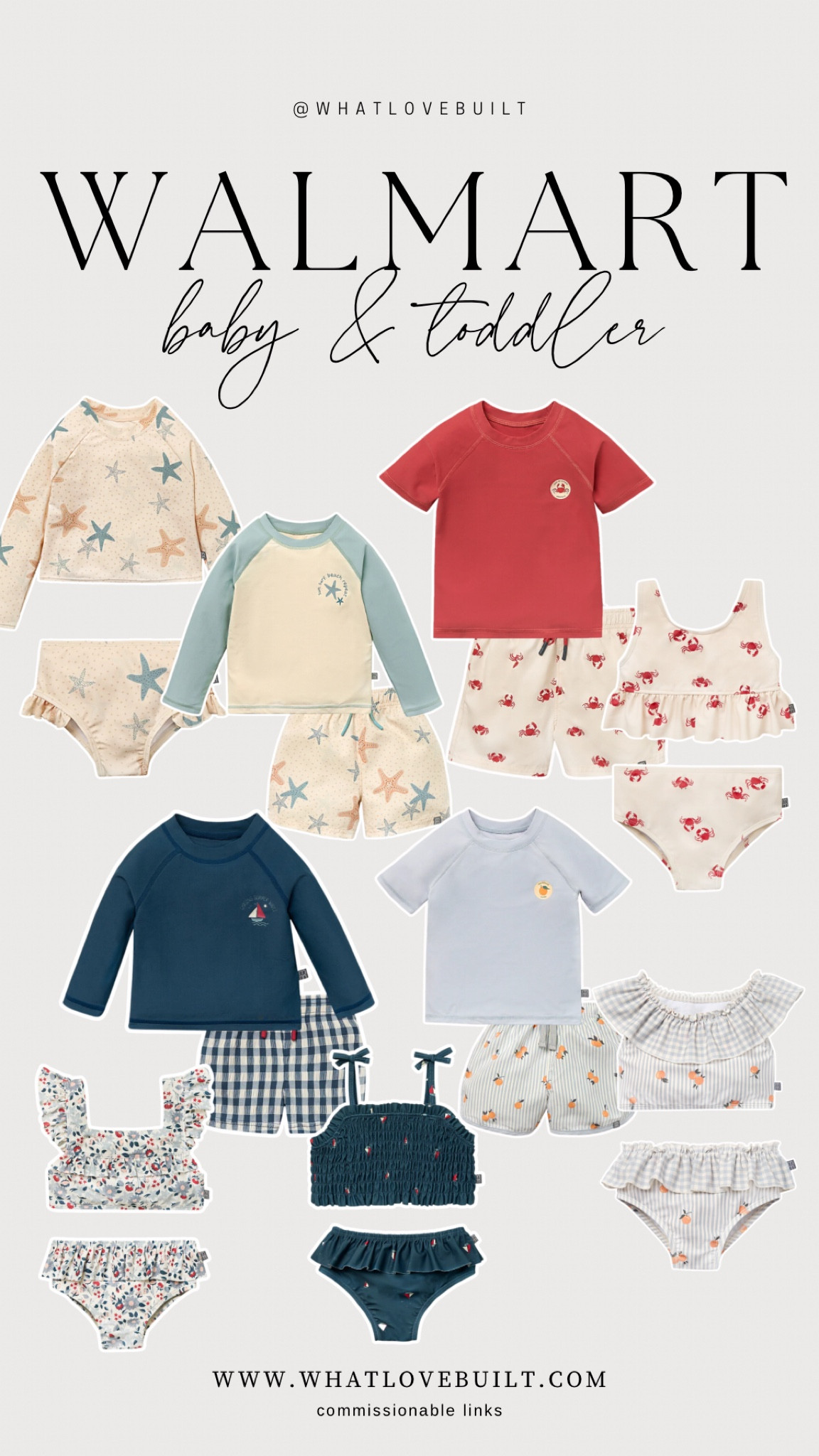 Walmart Baby & Toddler Swimwear NEW at Walmart! 

#walmart #swim #swimwear #swimsuit #bathingsuit #familymatching #vacation #travel

#LTKTravel #LTKKids #LTKSwim