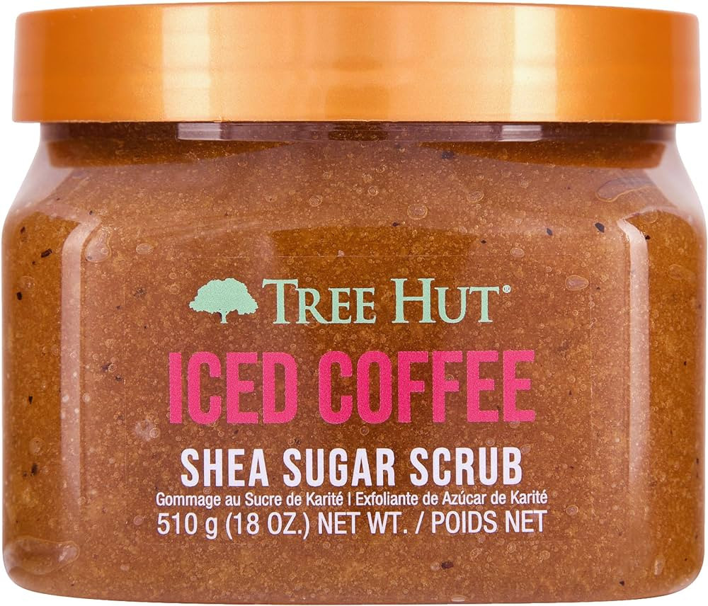 Tree Hut Iced Coffee Shea Sugar Exfoliating & Hydrating Body Scrub, 18 oz | Amazon (US)