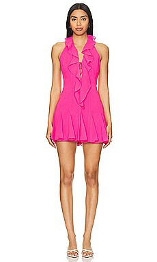 MORE TO COME Talulla Mini Dress in Hot Pink from Revolve.com | Revolve Clothing (Global)