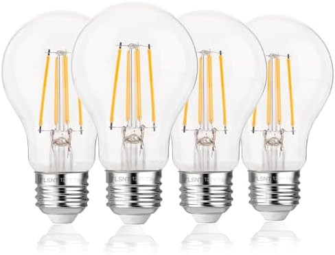 60W Equivalent Dimmable A19 LED Light Bulbs, Efficient 7W, 800Lumens, 2700K Soft White, CRI82, E2... | Amazon (US)