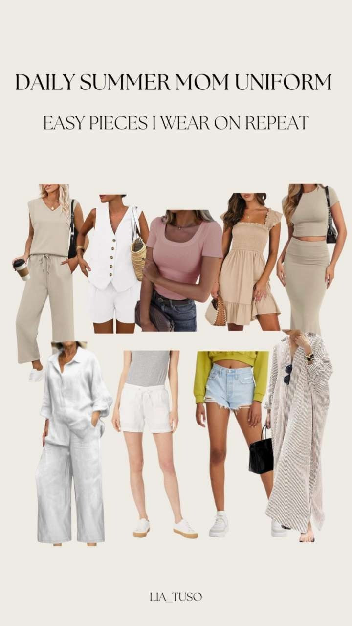 Daily Summer Mom Uniform Easy Pieces I Wear On Repeat

#SummerMomUniform #SummerMomOutfits 

 #LTKSummerEdit #LTKStyleTip