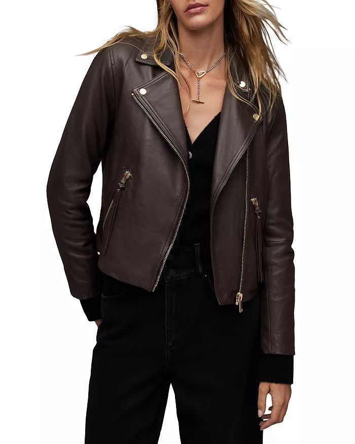 Dalby Leather Biker Jacket | Bloomingdale's (US)