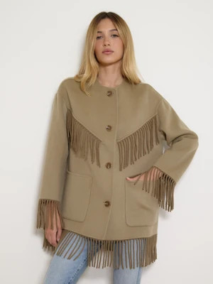 The Beth Fringe Coat | L.CUPPINI