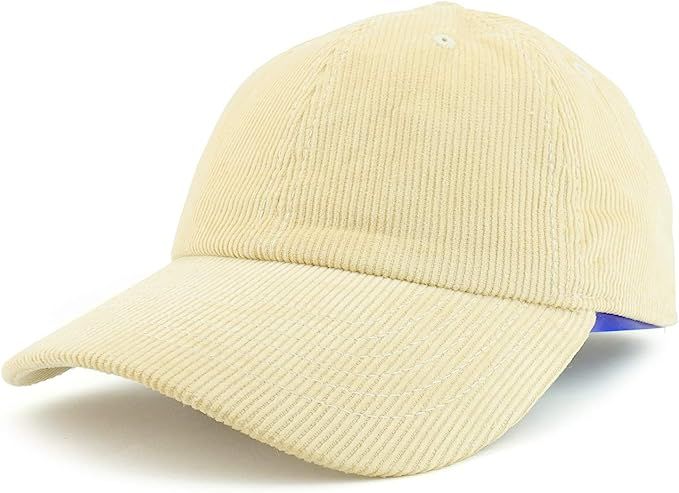 Trendy Apparel Shop Cotton Corduroy Unstructured Baseball Cap Dad Hat | Amazon (US)