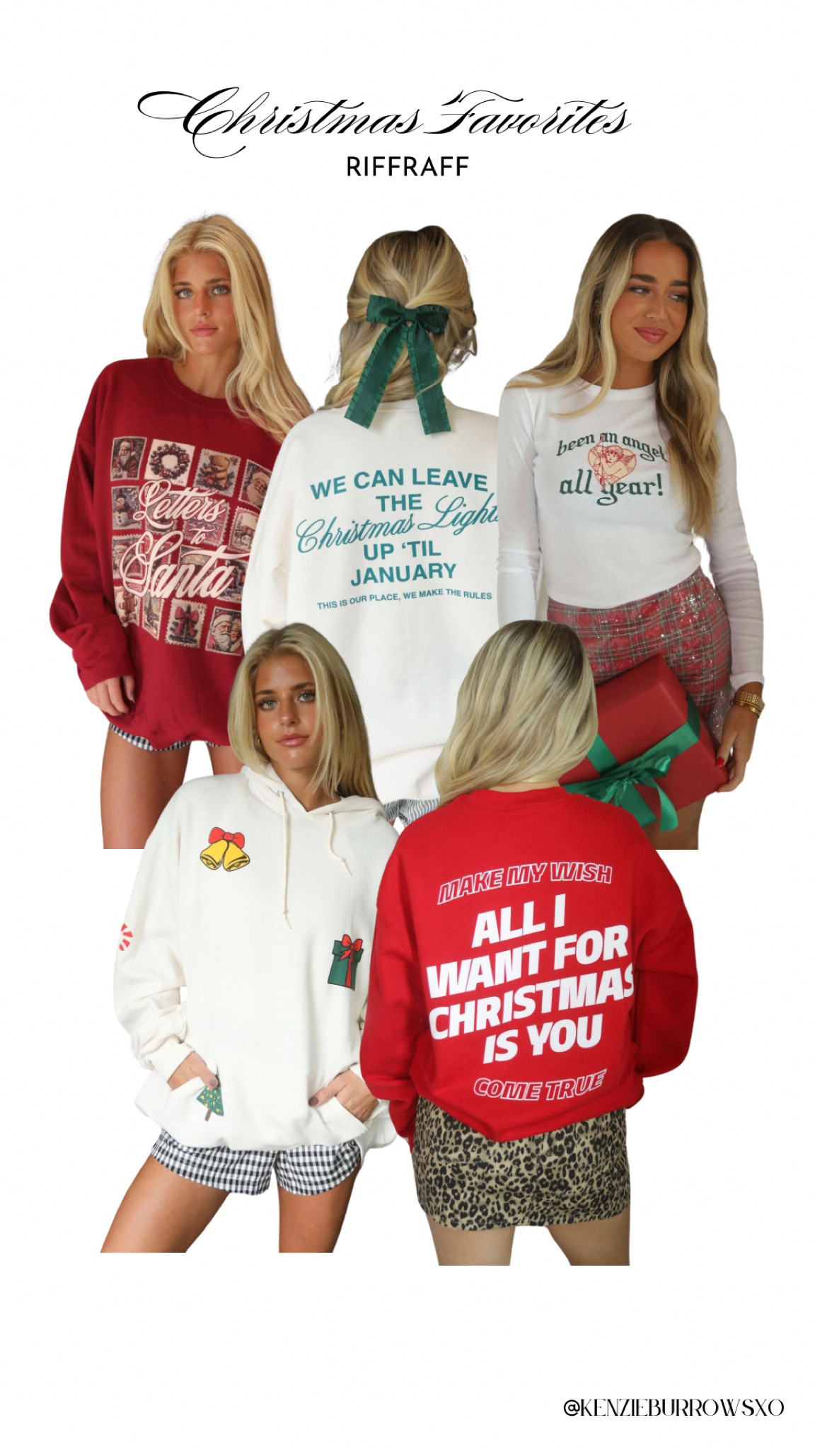 Riffraff Christmas/Holiday collection / 15% off with code KENZIE15 


Christmas sweatshirts 
Christmas trucker hat 
Casual Christmas wear 
Festive graphic sweater shirts and tees 

#LTKHoliday #LTKGiftGuide #LTKSeasonal