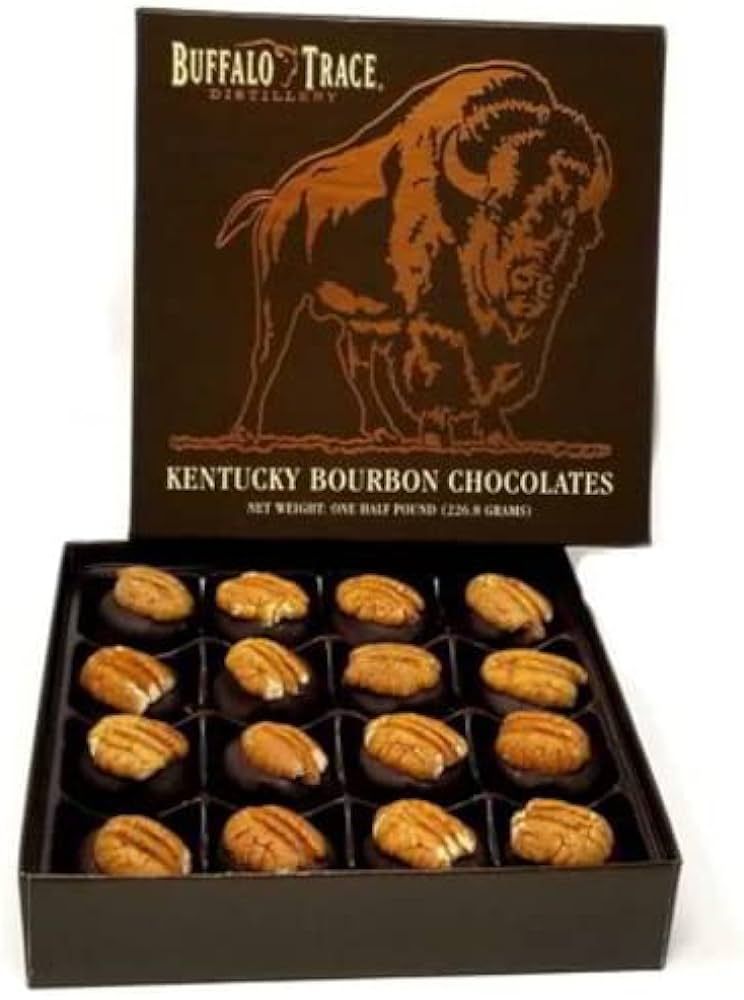 8oz Buffalo Trace Kentucky Bourbon Balls-A Taste of Kentucky (16 pcs) | Amazon (US)