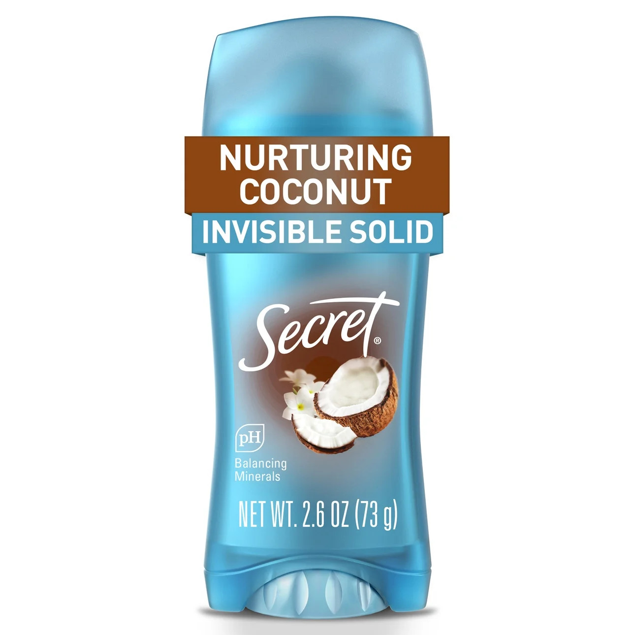 Secret Invisible Solid Antiperspirant Deodorant, Coconut Scent, 2.6 oz | Walmart (US)