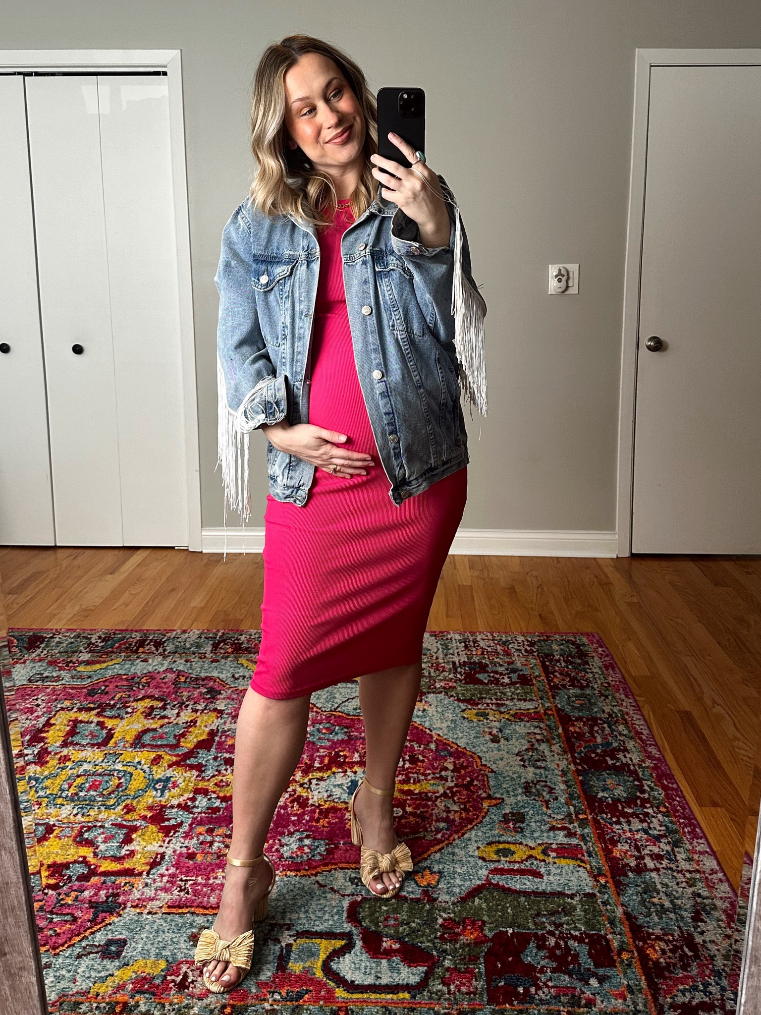 The perfect spring dress! Not maternity but fits great over a bump #vacationoutfit #amazonfashion #amazonfinds #maternity 

#LTKshoecrush #LTKbump #LTKfindsunder50