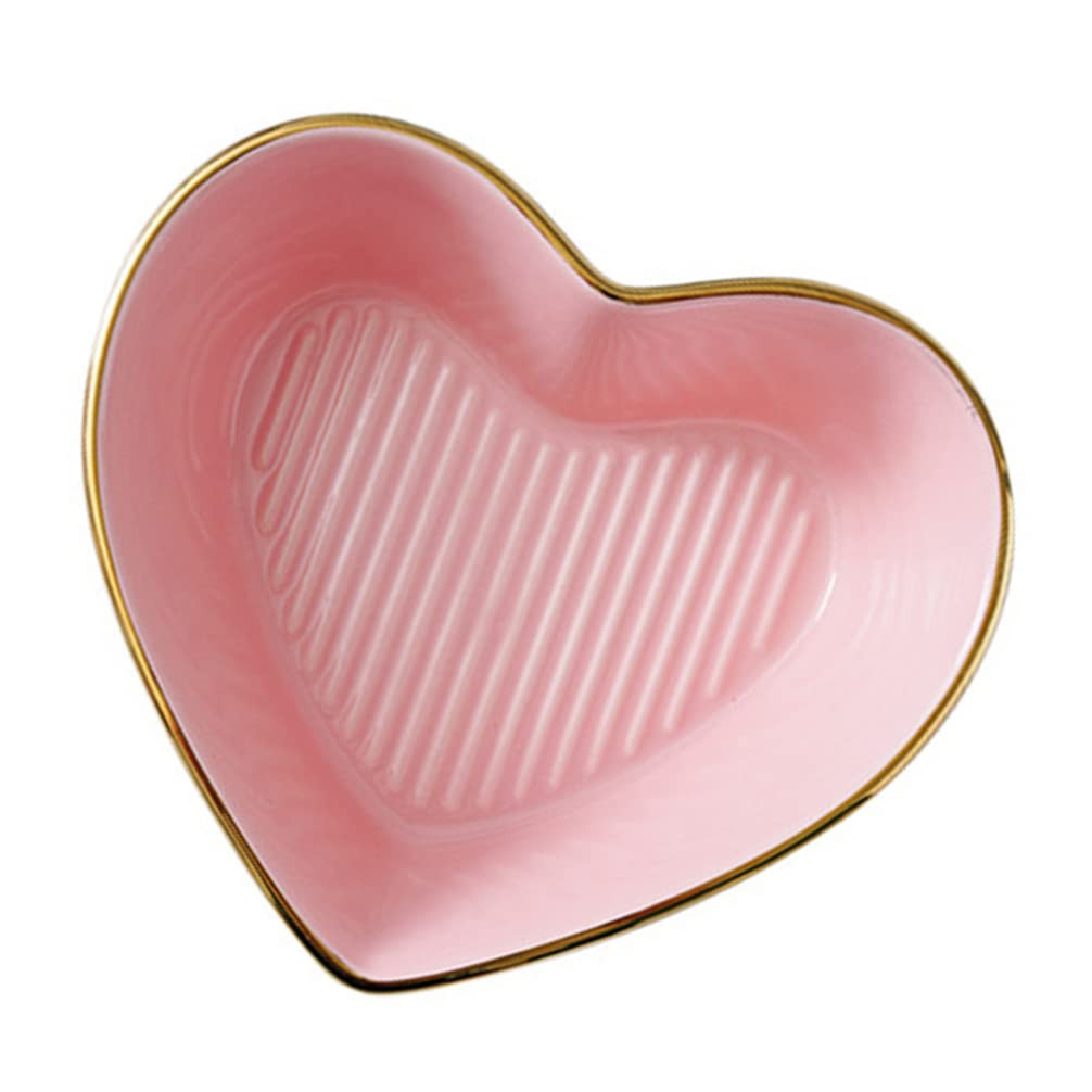 Sweet Heart Shaped Ceramic Bowl: Pudding Bowl Cake Bowl Porcelain Bowls Deep Heart Plates Salad B... | Amazon (US)