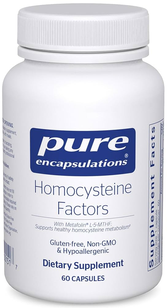 Pure Encapsulations Homocysteine Factors | Supplement to Support Normal Homocysteine Levels and C... | Amazon (US)