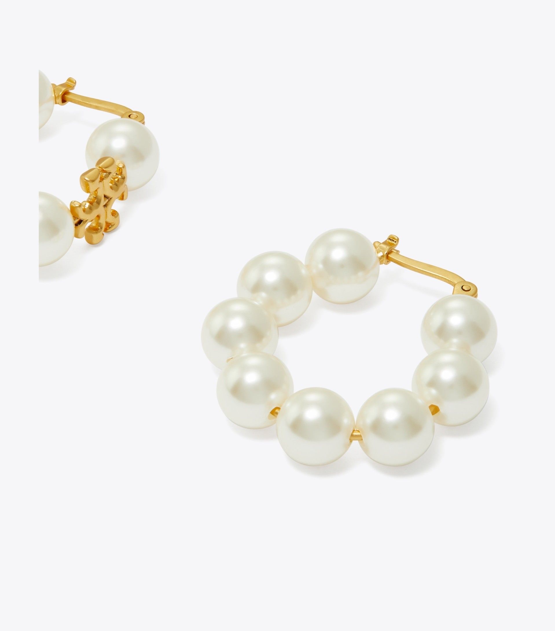 Kira Pearl Hoop Earring | Tory Burch (US)