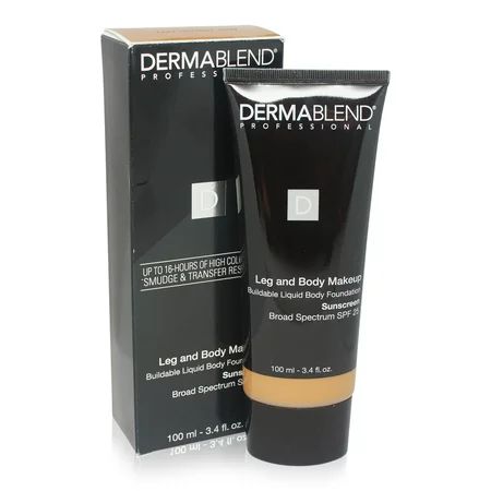 Dermablend Leg and Body Cover Make-Up SPF 25 Tan Honey 45W 3.4 Oz | Walmart (US)