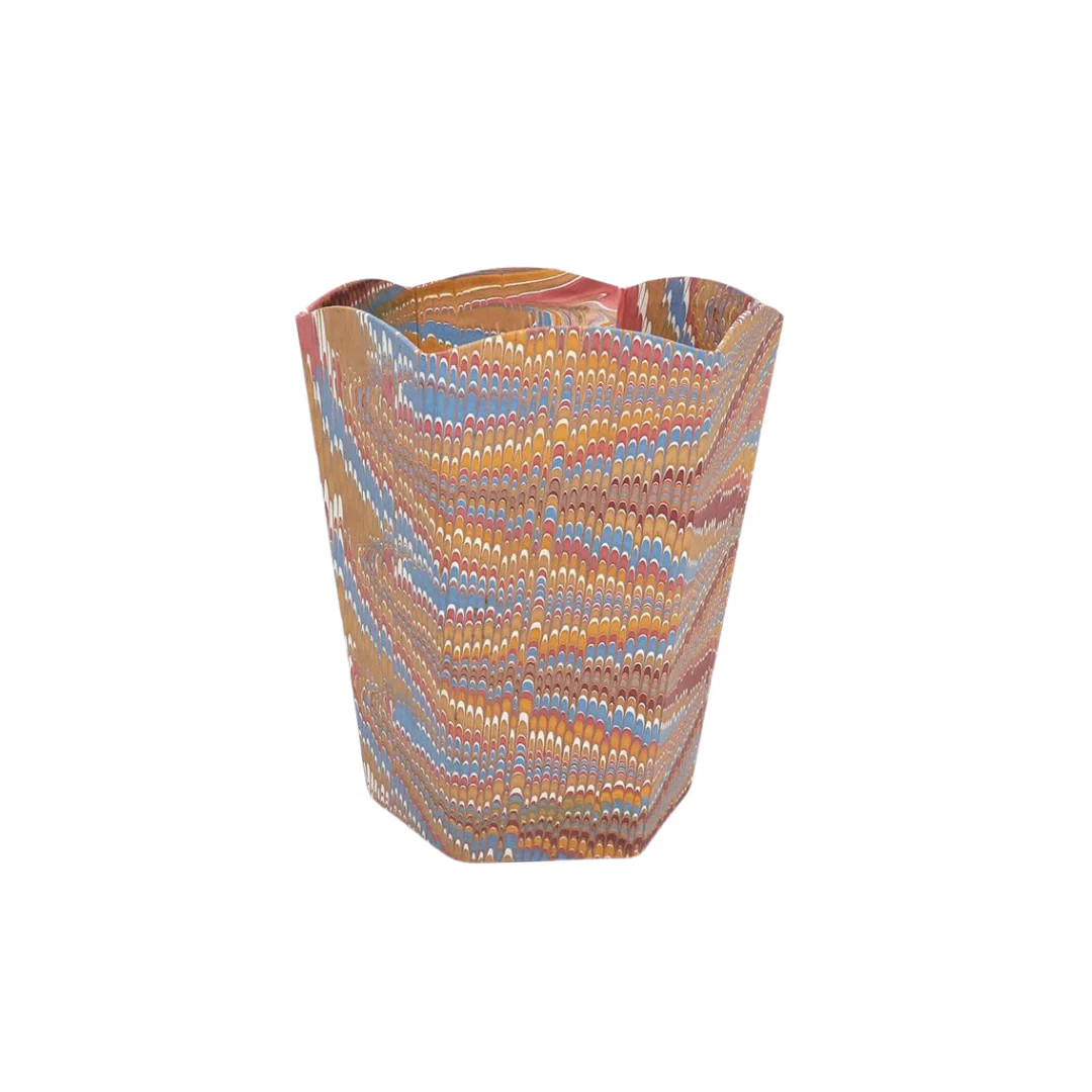 Marbled Waste Basket | Noel Pittman