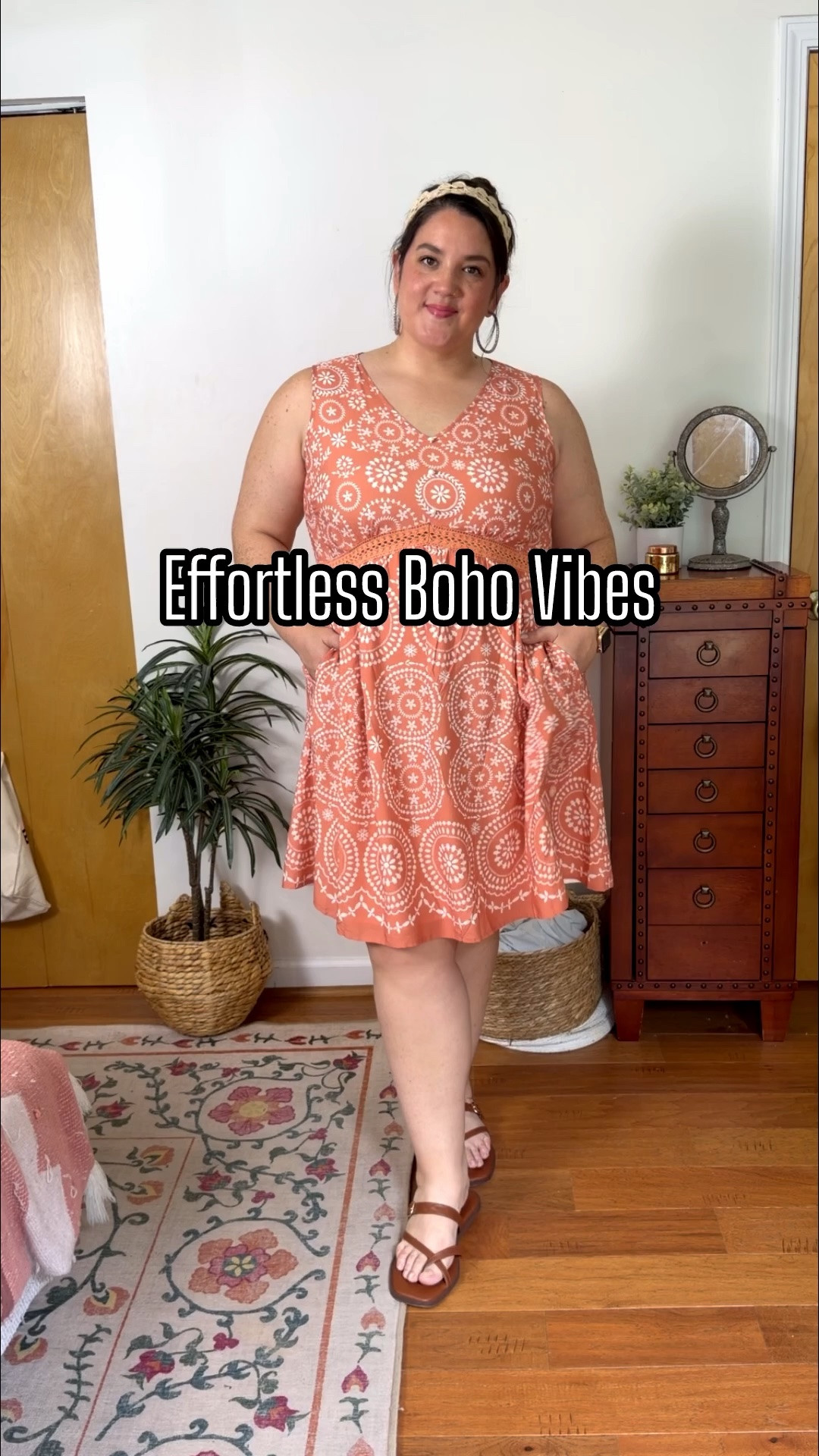 #AD| The cutest boho dress and it’s so lightweight for summer!! 🙌🏻🧡

#LTKootd #LTKPlusSize #LTKTall