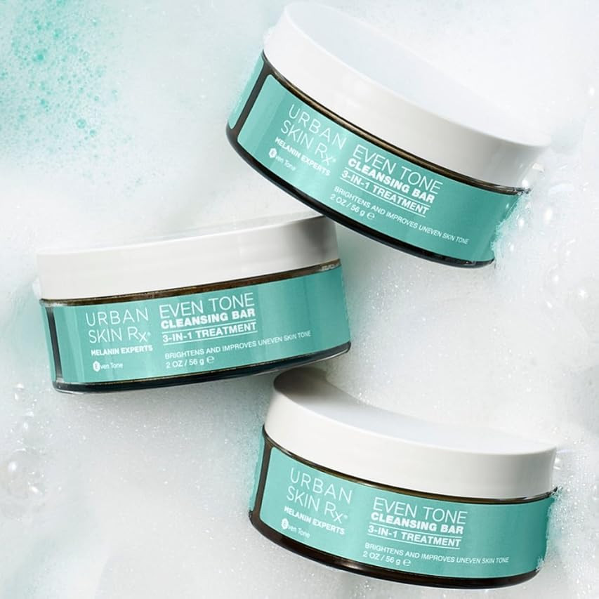 Urban Skin Rx® Even Tone Cleansing Bar | 3-in-1 Daily Cleanser, Exfoliator, and Brightening Mask Hel | Amazon (US)