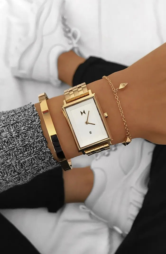 Signature Square Bracelet Watch, 24mm | Nordstrom