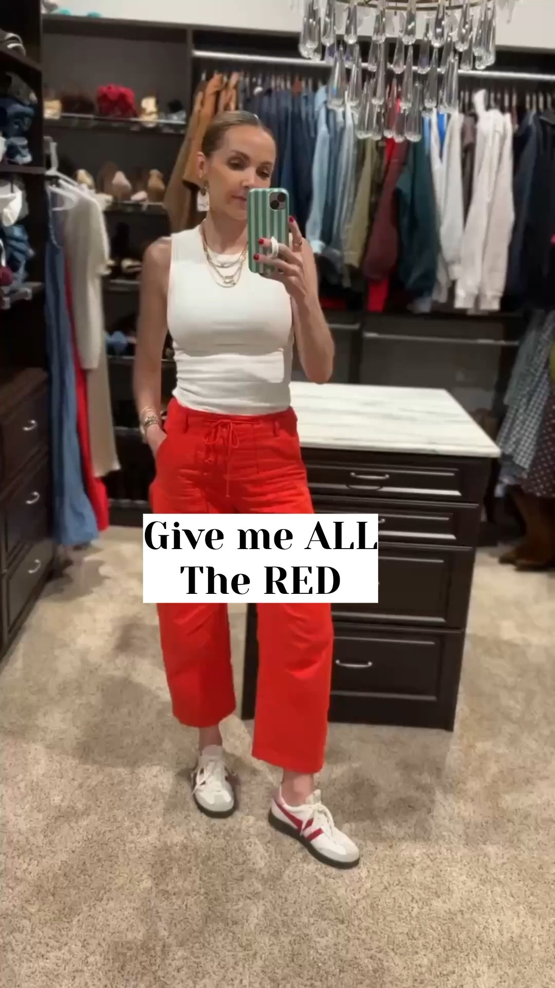 Linked all my favorite red pants below!