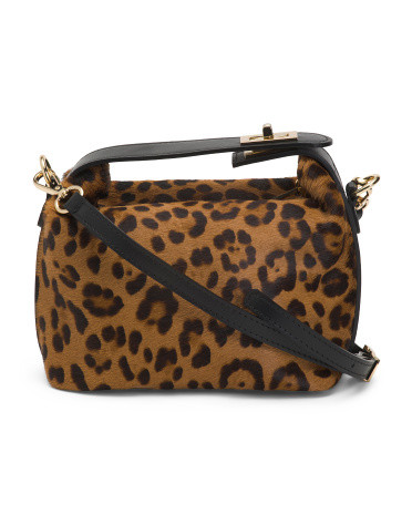 Made In Italy Leather Mini Folded Satchel | TJ Maxx