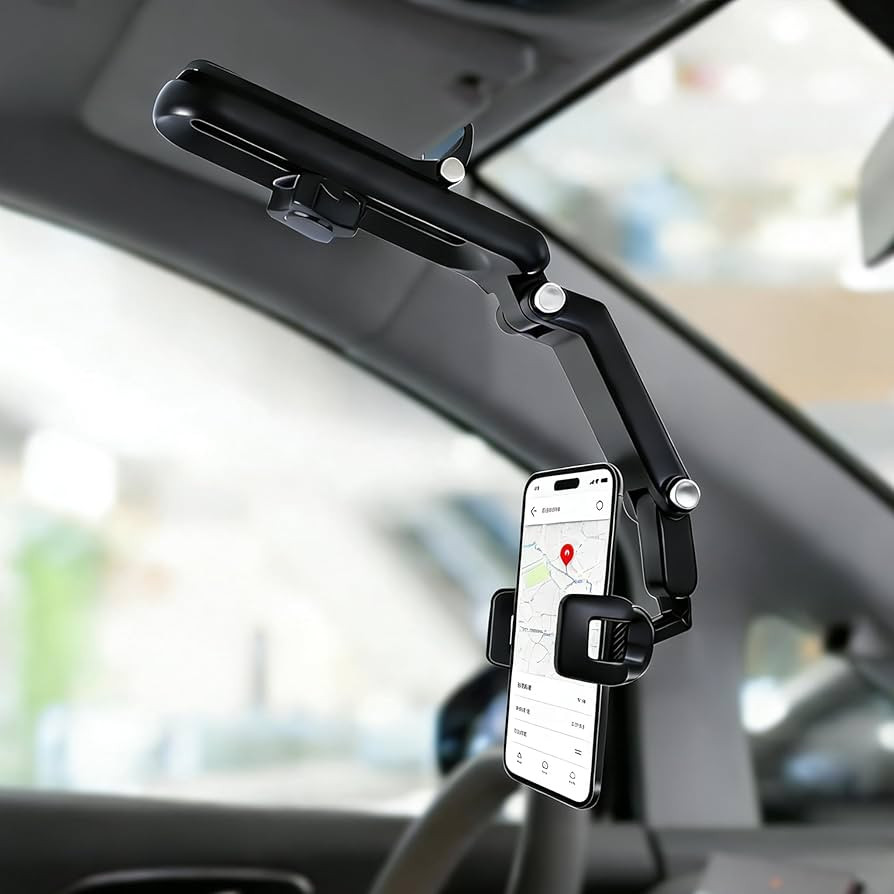 Sun Visor Phone Holder, 360° Rotatable and Extendable Car Phone Holder, Hands-Free Car Mount Com... | Amazon (US)
