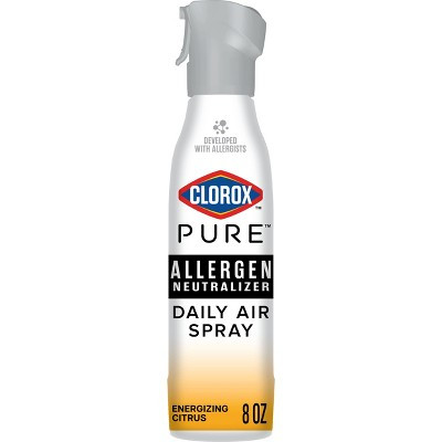 Clorox PURE Allergen Neutralizer Daily Air Spray Air Fresheners Energizing Citrus - 8oz | Target