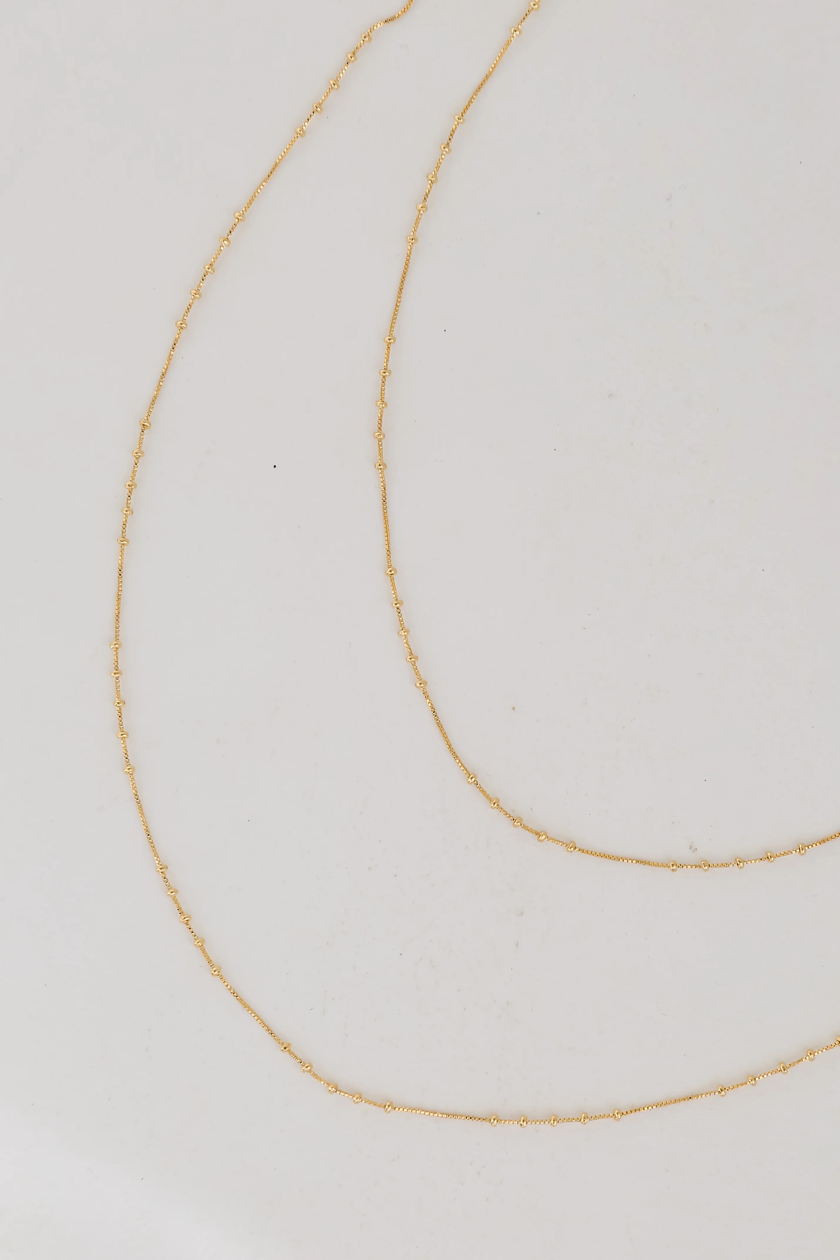 Mia Gold Layered Chain Necklace | Dress Up