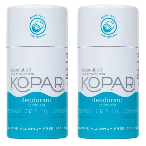 Kopari Aluminum Free Deodorant with Organic Coconut Oil | Original 2 Pack | Vegan, Gluten Free, C... | Amazon (US)