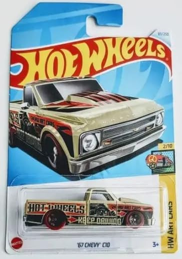 Matchbox Hot Wheels '67 Chevy C10, HW Art Cars 2/10 | Amazon (US)