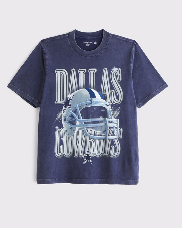 Men's Dallas Cowboys Vintage-Inspired Graphic Tee | Men's Tops | Abercrombie.com | Abercrombie & Fitch (US)