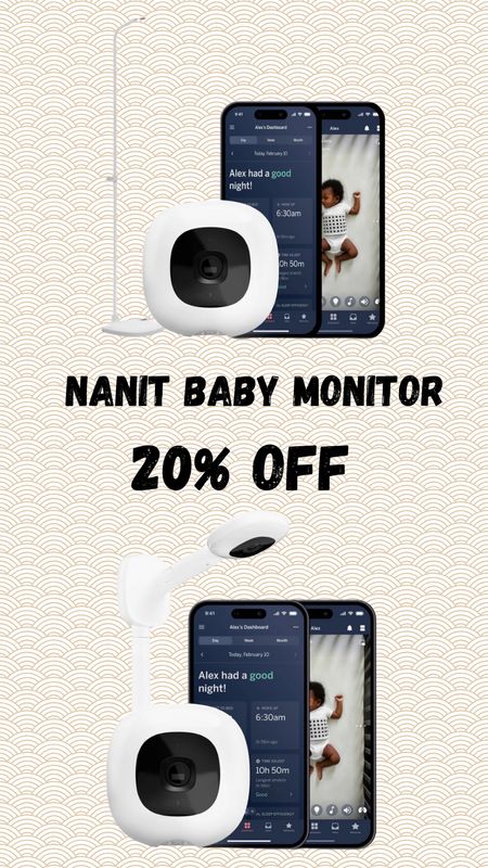 20% off nanit baby monitor 

#LTKBaby #LTKSaleAlert #LTKKids