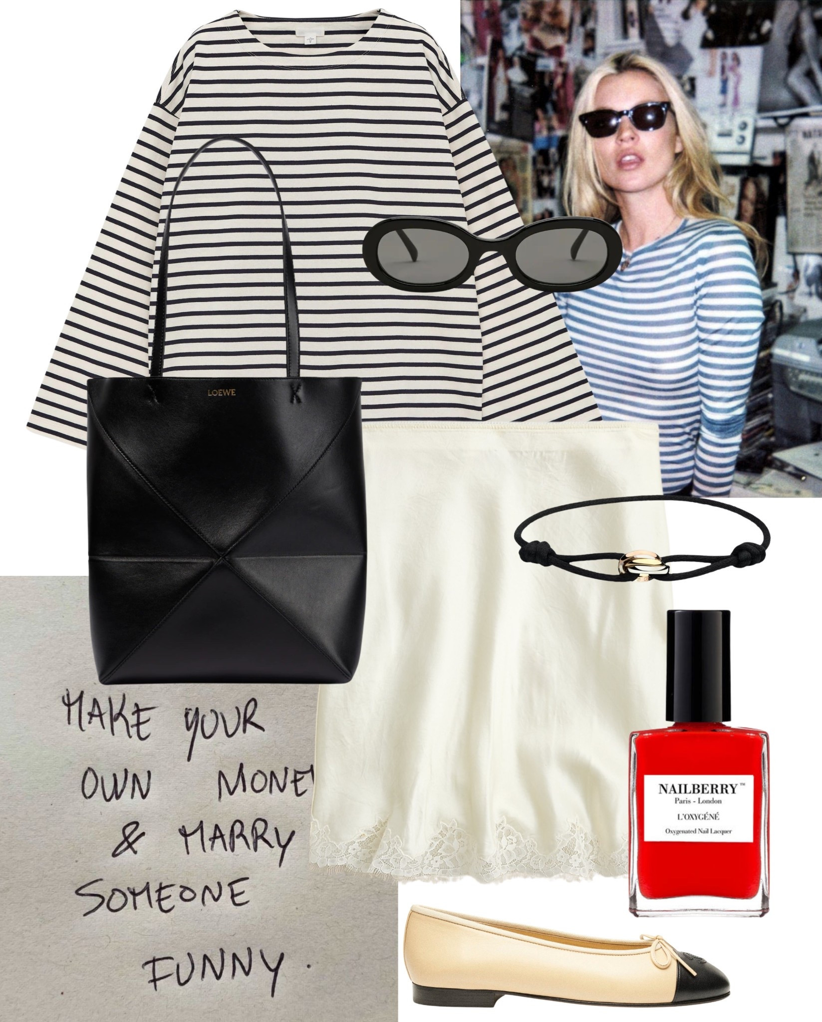 Stripped Top Outfit 

Summer | skirt | Arket | nail | bag | Loewe | July | lunchoutfit | sunglasses | city 

#LTKsummer #LTKuk #LTKstyletip