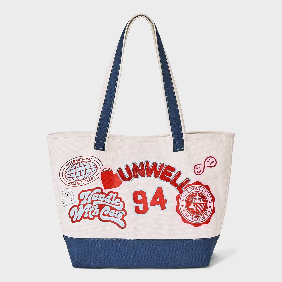 Unwell Handle Tote Bag - Blue | Target