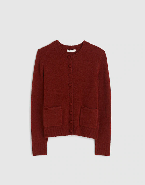 Patch-Pocket Cotton-Blend Cardigan | Madewell
