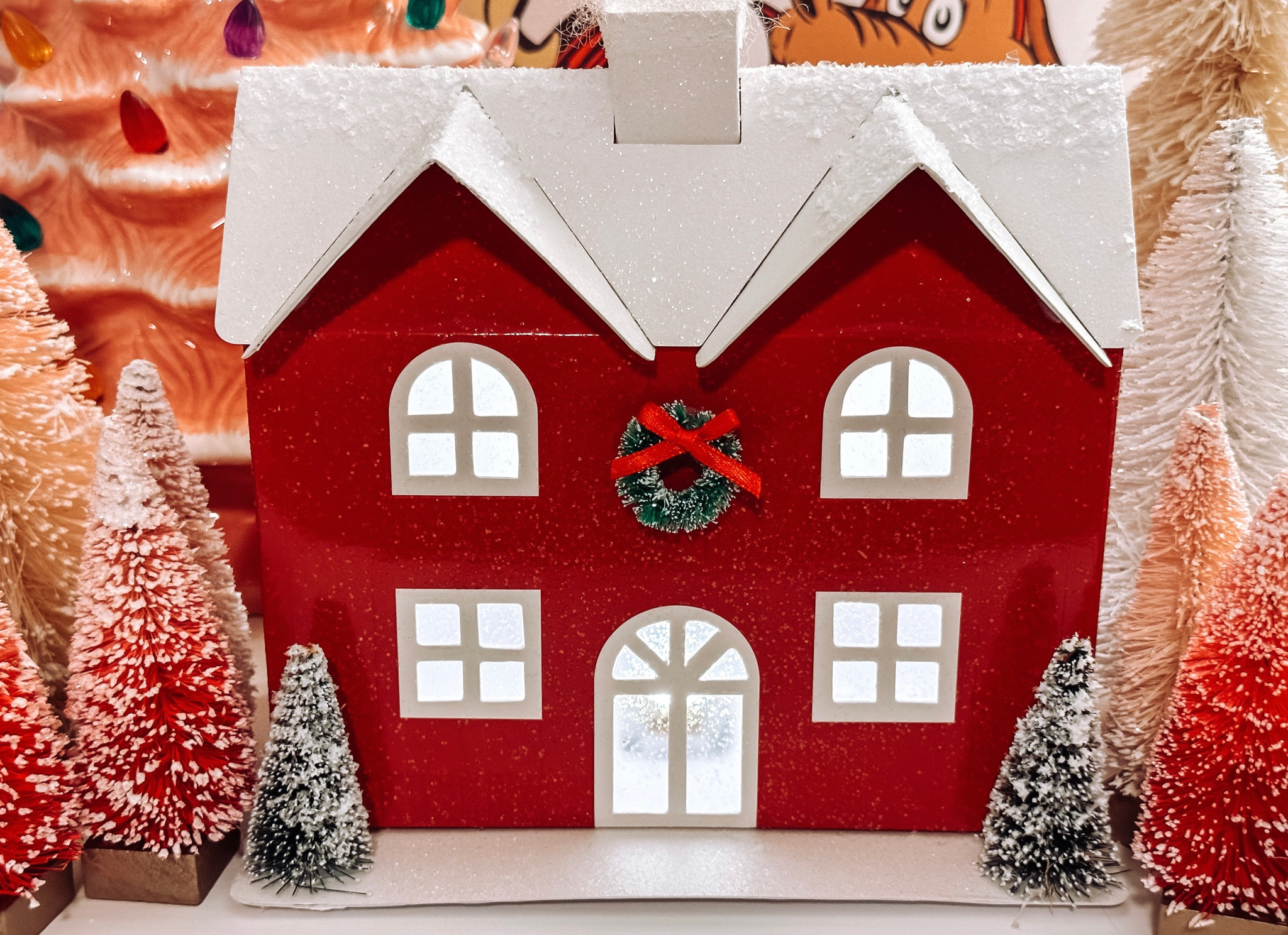 The cutest little red Christmas house. 🏠

#LTKhome #LTKSeasonal #LTKHoliday