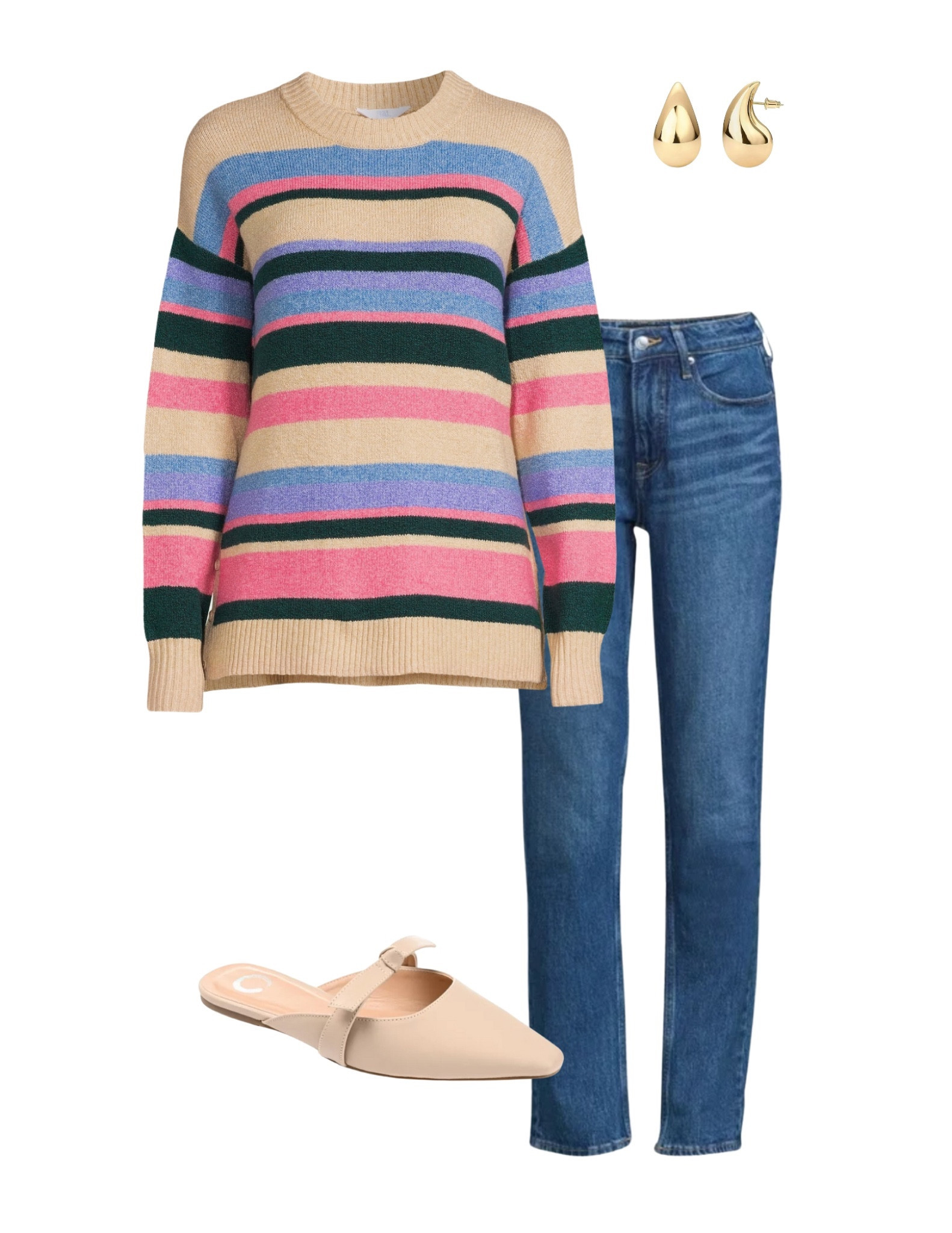 Get this entire look for under $50 @walmartfashion. Ordered this striped sweater think it will be great for layering & cute for the transition into spring! 

Dressupbuttercup.com 

#dressupbuttercup #walmartfashion #walmartpartner

#LTKsalealert #LTKSeasonal #LTKfindsunder50