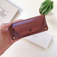 Leather Sunglass Case With Clip, Monogram Glasses Case, Eyeglasses Holder For Gift, Handmade Eyeglass Made Of Soft Leather | Etsy (US)