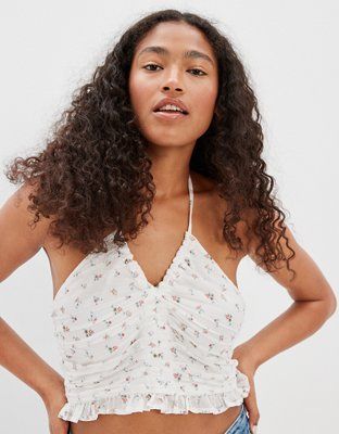 AE Cinched Halter Top | American Eagle Outfitters (US & CA)