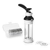 OXO Good Grips Cookie Press with Stainless Steel Disks and Storage Case,White,100 | Amazon (US)