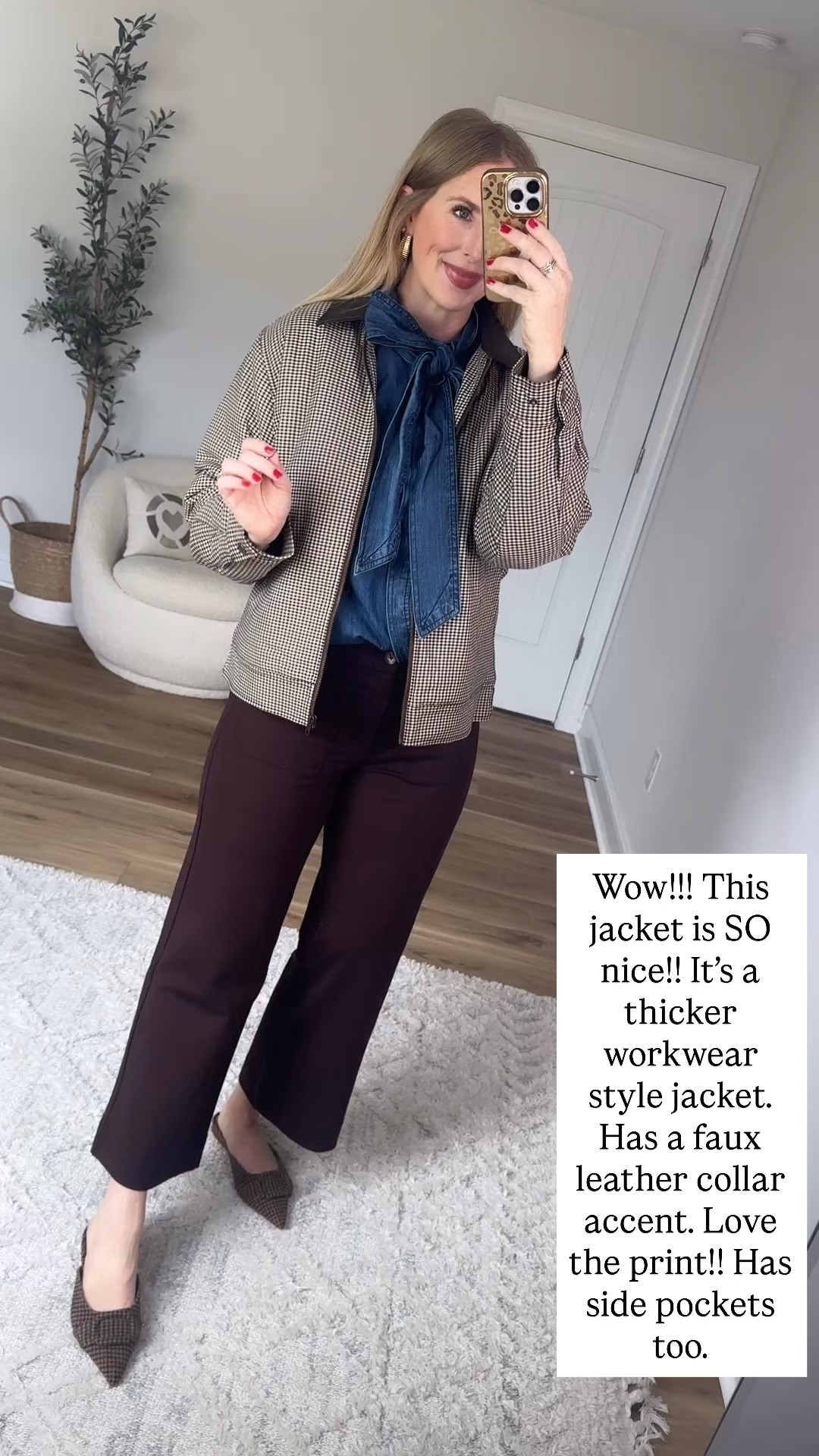Love this plaid workwear chore jacket from Walmart

#LTKootd