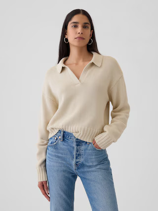 Shrunken Polo Sweater | Gap (US)